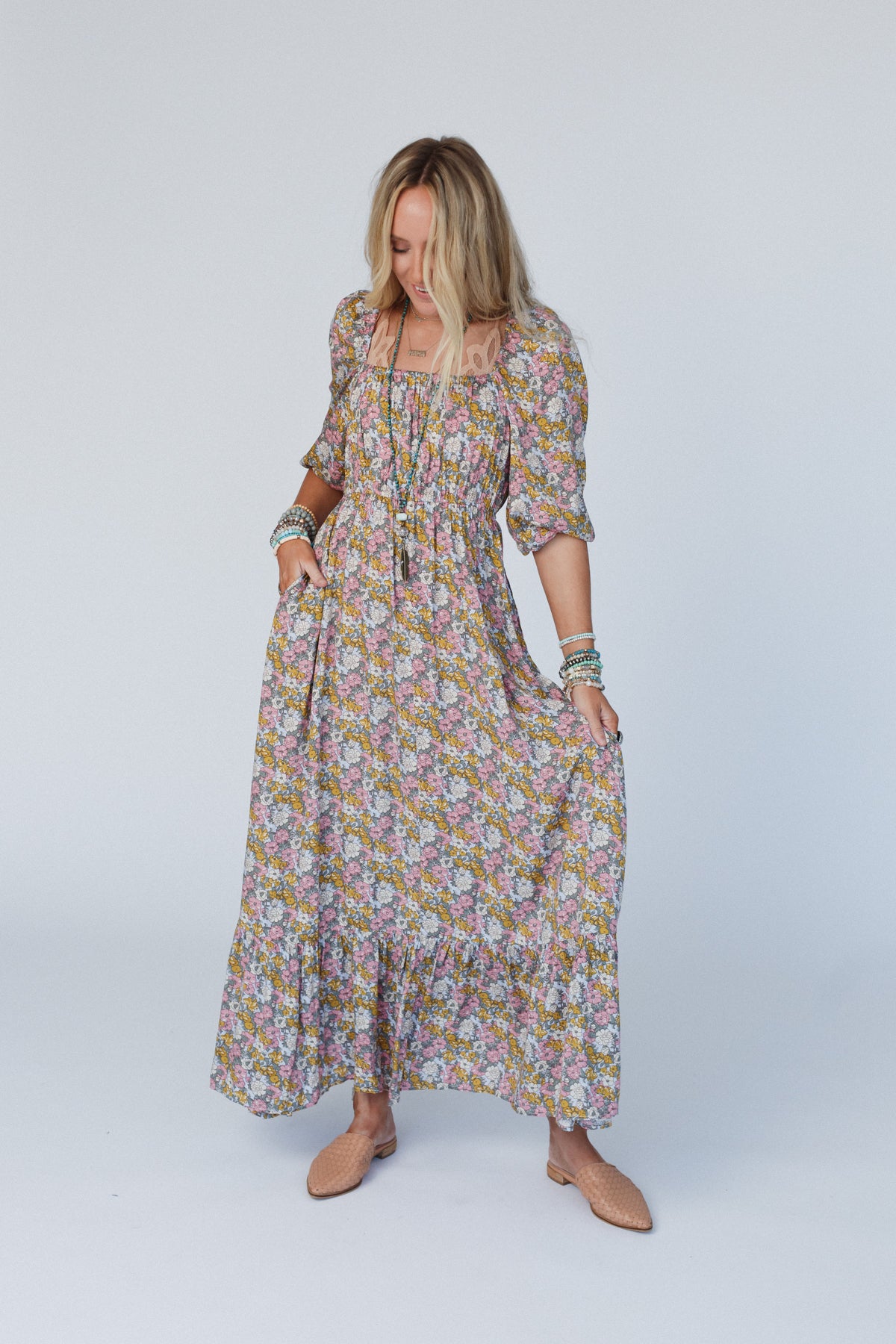 Reflections Floral Maxi Dress - Multi