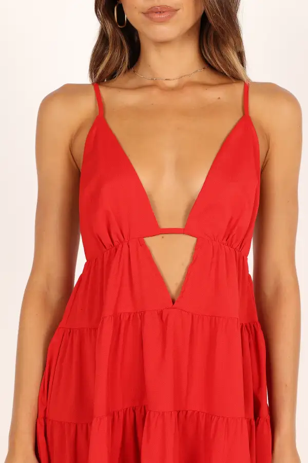 Indigo Mini Dress - Red