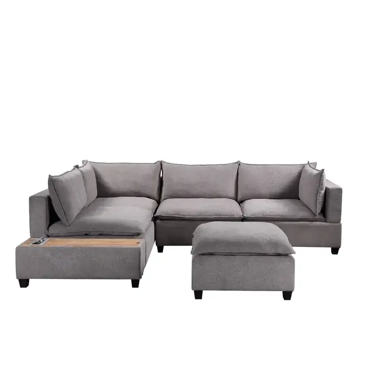 🔥Oferta especial por tiempo limitado - juego de sofás de seis piezas para sala de estar - producto de mejor elección✨