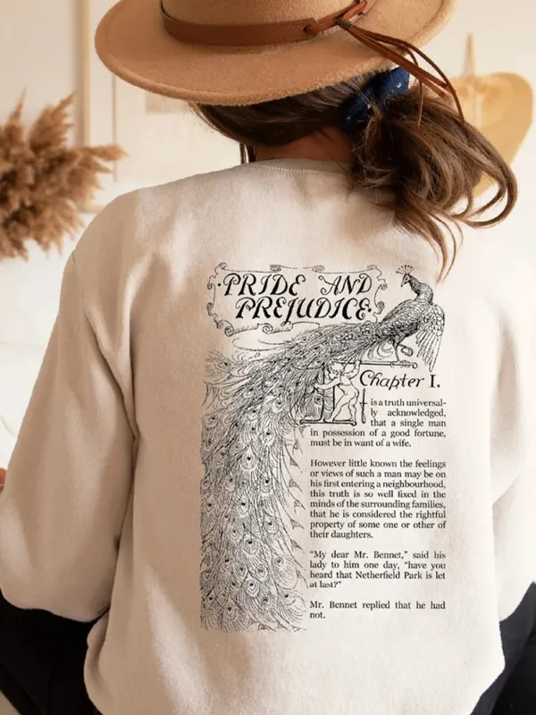 Pride And Prejudice Sweatshirt, Jane Austen Sweatshirt