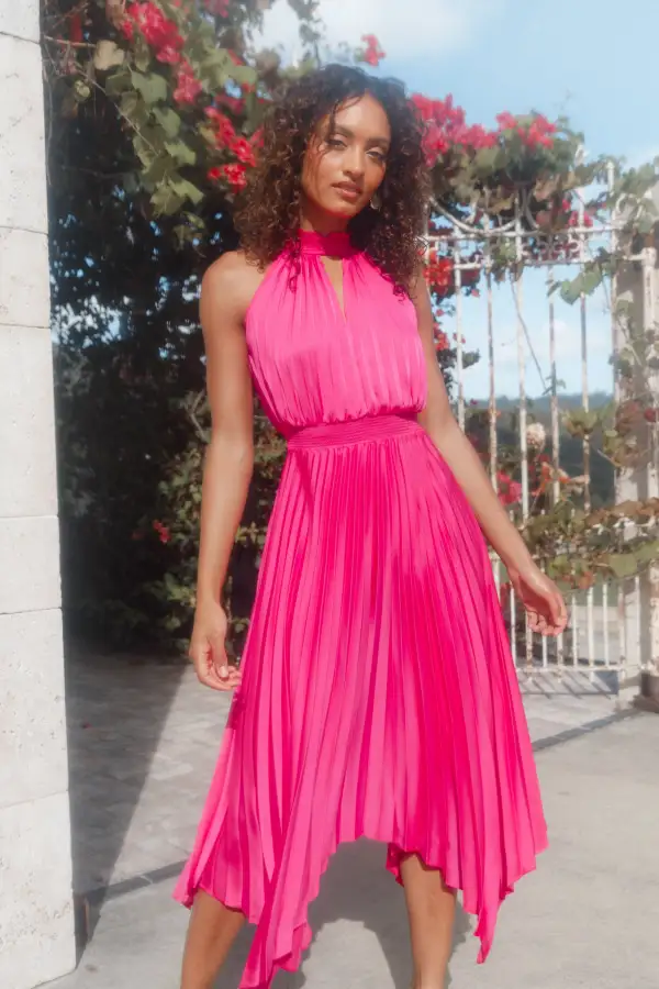 Dominique Dress - Pink