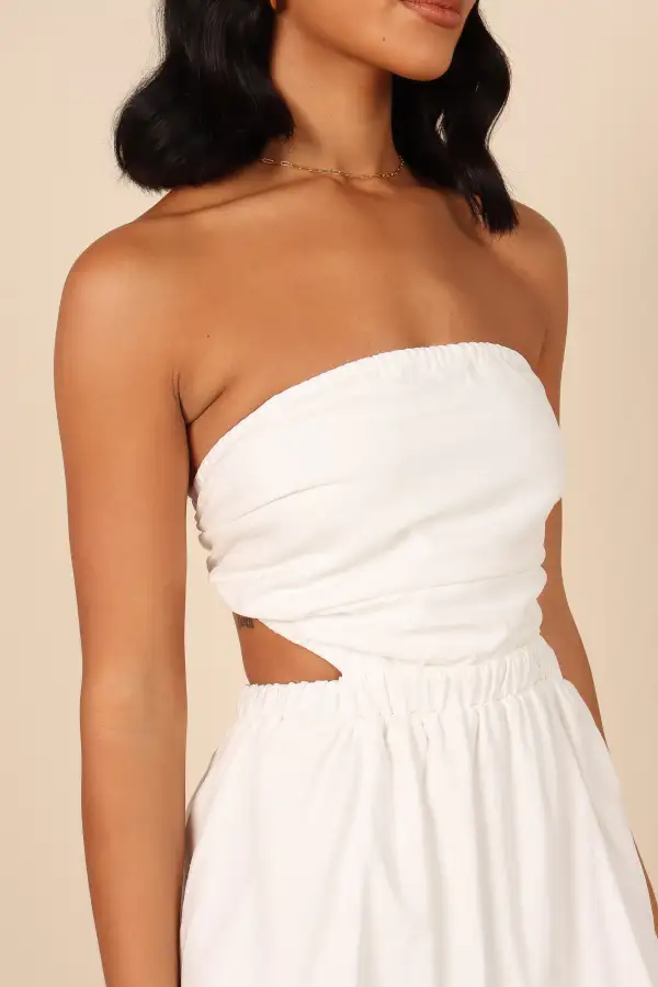 Nandita Mini Cutout Dress - White