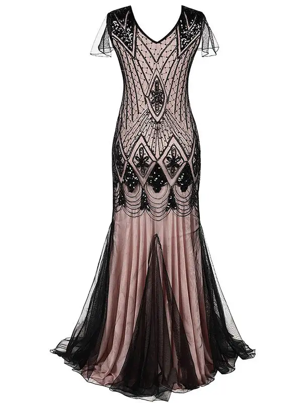 Formal Mermaid Sequined Maxi Dresses Evening Dresses