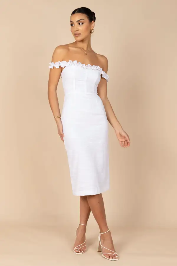 Florez Dress - White