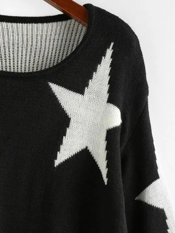 Star Flare Sleeve Jumper Sweater